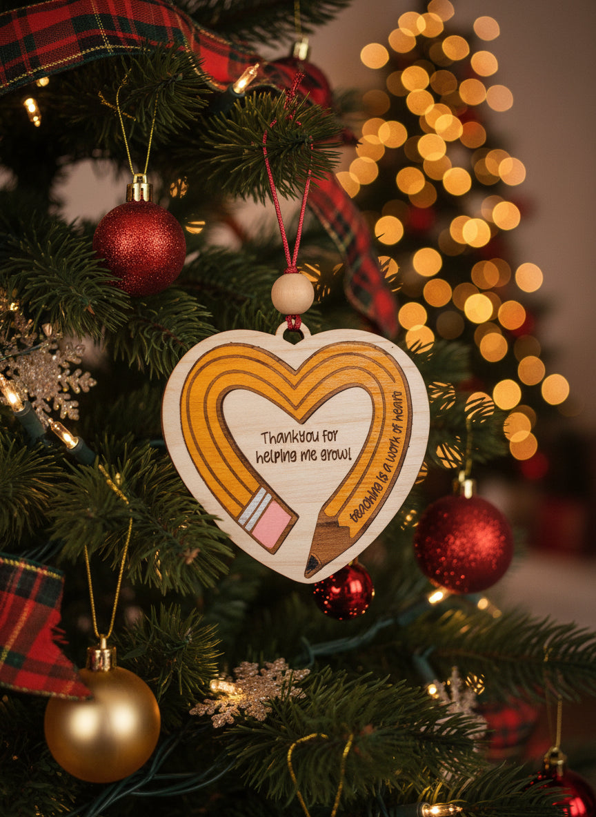 Teacher’s appreciation Christmas ornament