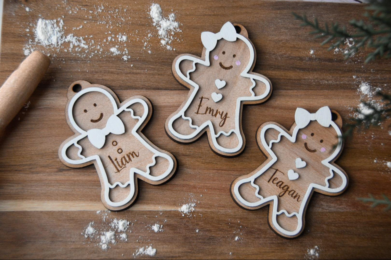 Gingerbread Name Ornament
