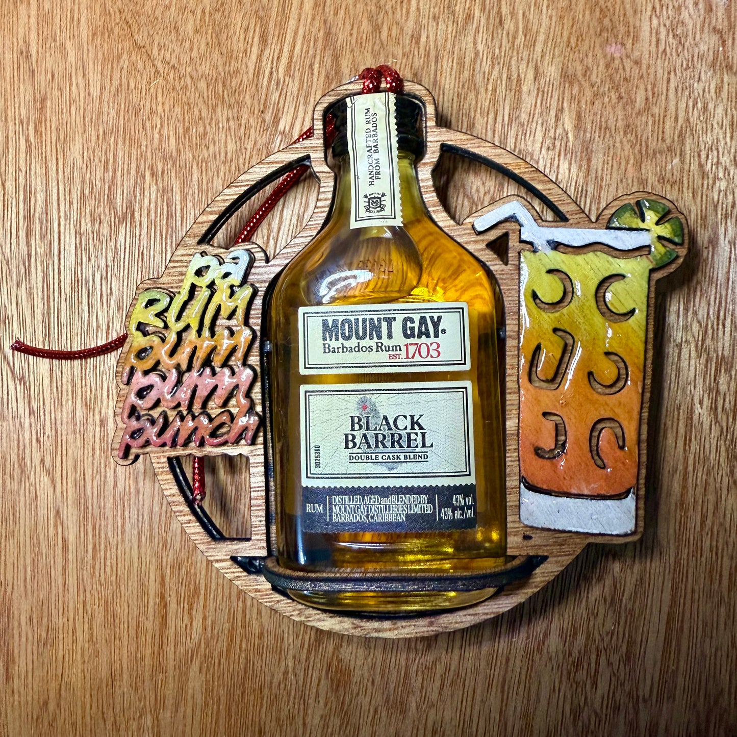 Rum Pum Pum Punch Shooter Ornament